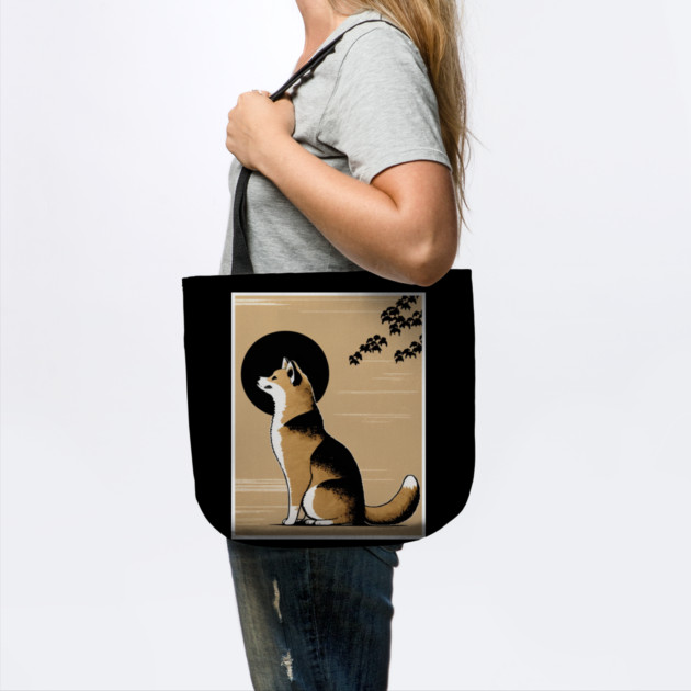 Shiba Inu Dog, Japanese Art by logiamerch