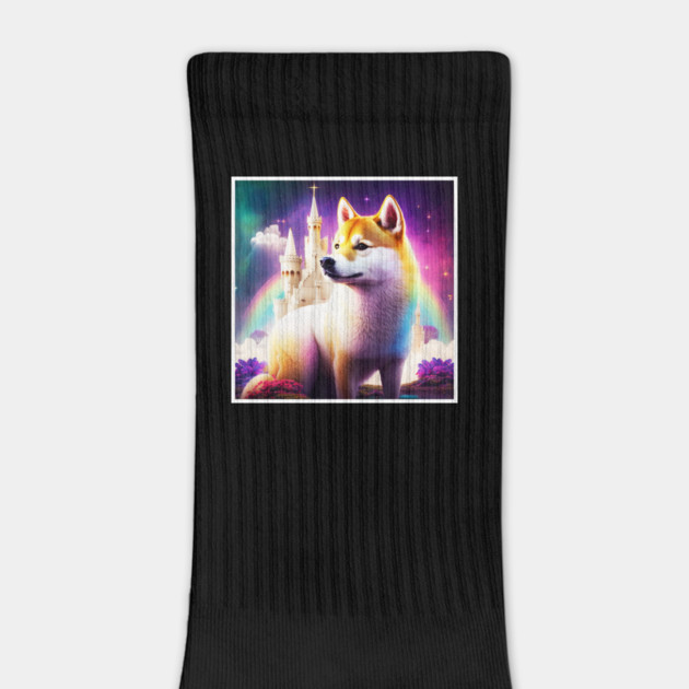 Shiba Inu Dog, Magical Land, Fantasy by logiamerch