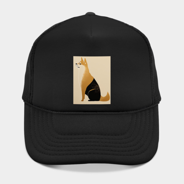 Shiba Inu Dog, Japanese Art, Minimalist by logiamerch