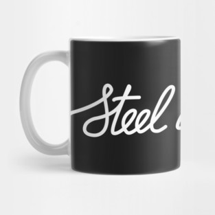 Steel is real in white Mug