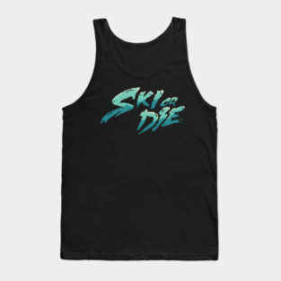 Ski or die Ice Sunset Tank Top