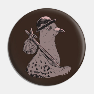 Hobo Pigeon Pin