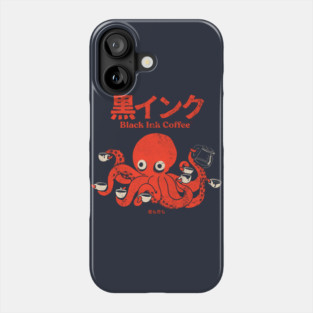 Black Ink Coffee Phone Case