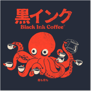 Black Ink Coffee Posters and Art