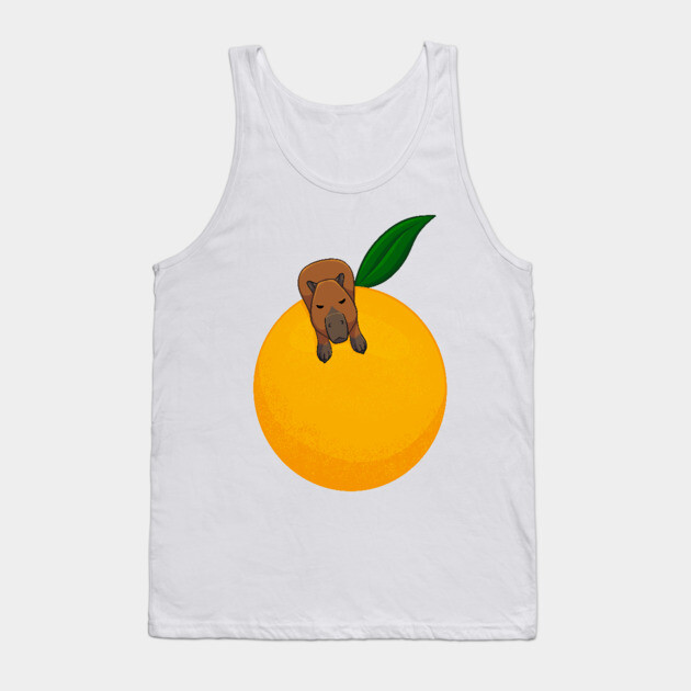 Yuzu Capybara Tank Top by DeguArts