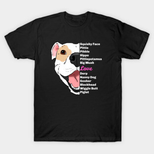 Pittie Lover, Pitbull Lover, Pittie Mama, Funny Pitbull T-Shirt