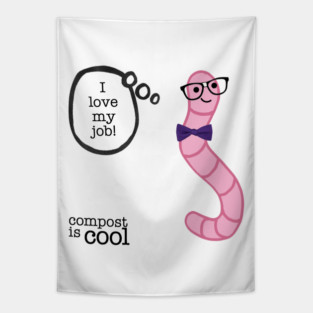 compost worm (nerd) Tapestry