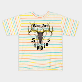 Stag Art Studios logo (original) Kids T-Shirt