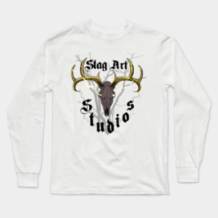 Stag Art Studios logo (original) Long Sleeve T-Shirt