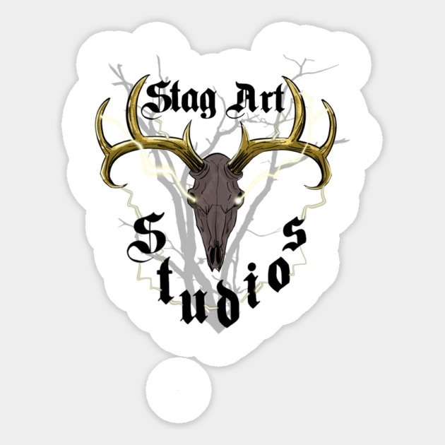 Stag Art Studios logo (original) Magnet by StagArtStudios