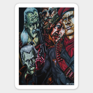 Metal Gear Solid - Revolver Ocelot portrait (original) Sticker
