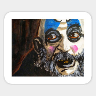 The Devil's Rejects "Aren't We Funny?" Captain Spaulding canvas portrait (original) Magnet