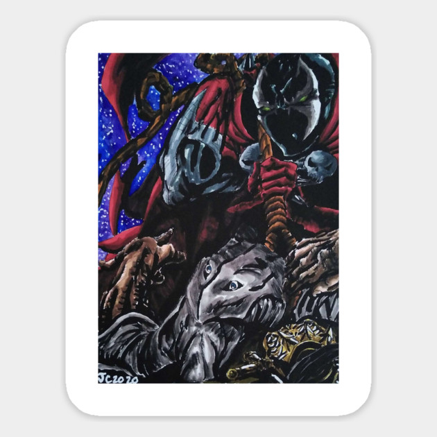 Spawn "Strange Fruit" portrait (original) Magnet by StagArtStudios