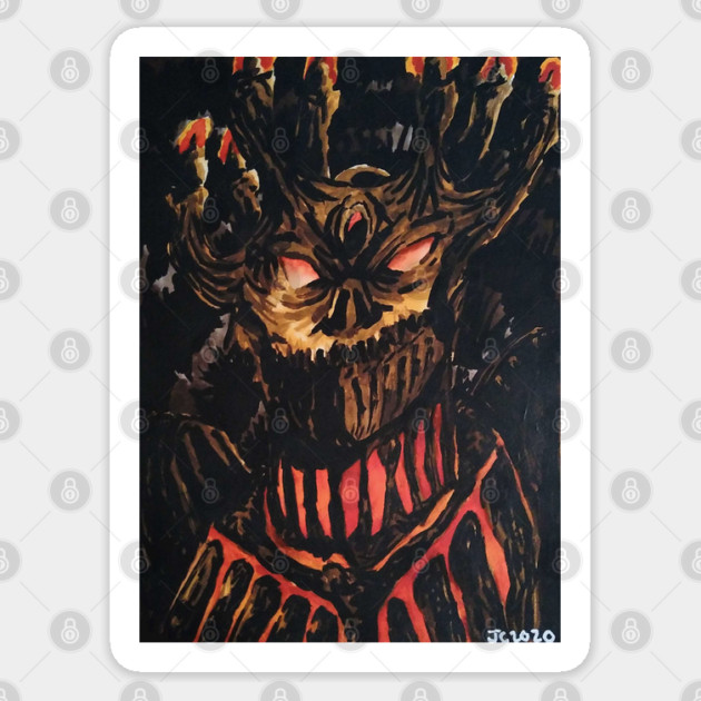 Doom Patrol - "Make A Wish" Candlemaker portrait (original) Sticker by StagArtStudios