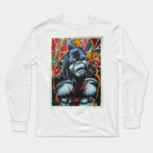 The Flash - "Run, Grodd, Run" Flash/Gorilla Grodd portrait (original) Long Sleeve T-Shirt