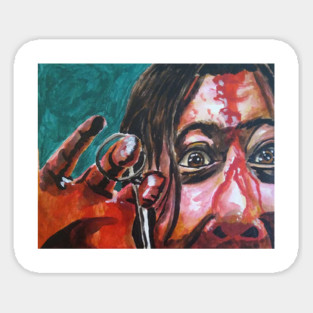 Oldboy - "See No Evil" Dae-Su Oh canvased portrait (original) Magnet