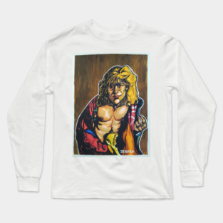 Silence Of The Lambs - "Goodbye Horses" Buffalo Bill portrait (original) Long Sleeve T-Shirt
