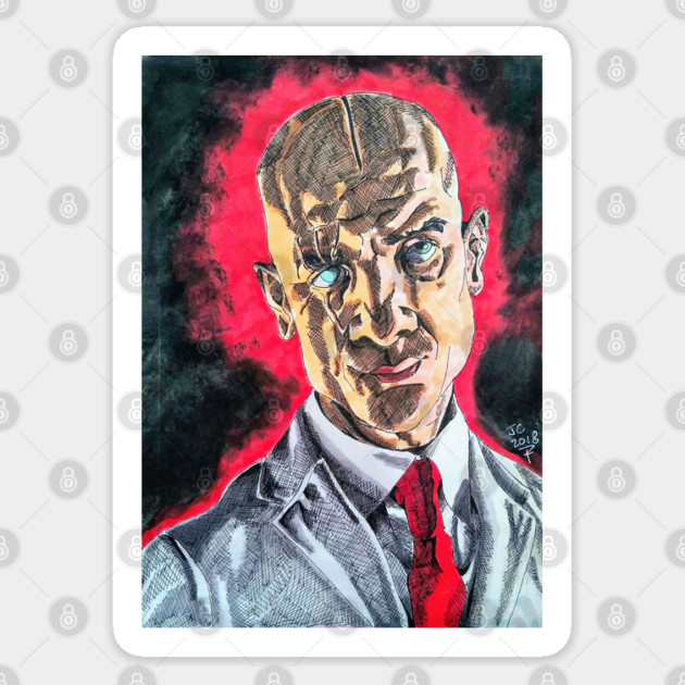 Preacher - "Dickhead" Herr Star portrait (original) Sticker by StagArtStudios