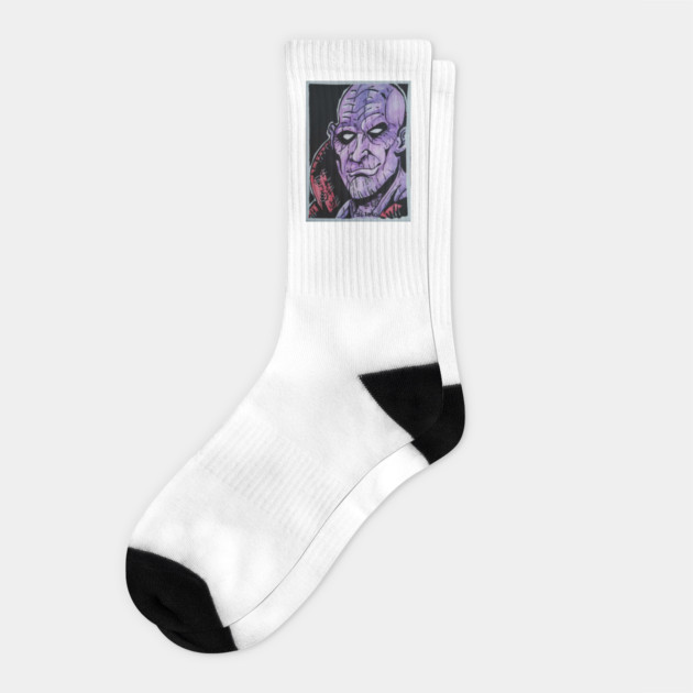 DC Comics - "The Deadman" Boston Brand portrait (original) Socks by StagArtStudios