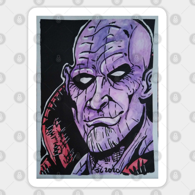 DC Comics - "The Deadman" Boston Brand portrait (original) Sticker by StagArtStudios