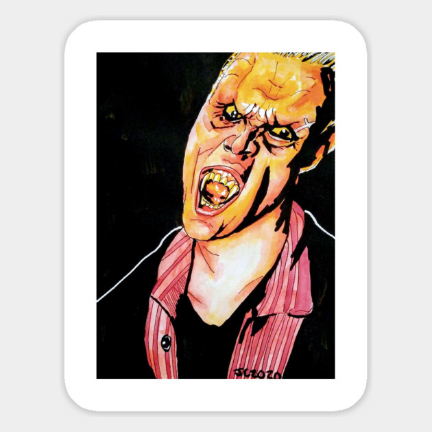 BtVS - "Death Wish" Spike portrait (original) Magnet by StagArtStudios