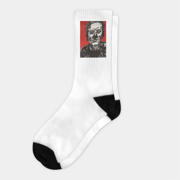 AHS: Murder House - "Count Bodies Like Sheep" Tate Langdon portrait (original) Socks by StagArtStudios