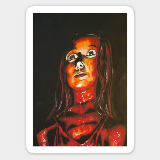 Carrie portrait (original) Sticker