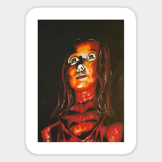 Carrie portrait (original) Magnet by StagArtStudios