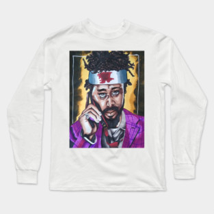 Sorry To Bother You - "N*gga Shit" Cassius Green portrait (original) Long Sleeve T-Shirt