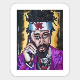 Sorry To Bother You - "N*gga Shit" Cassius Green portrait (original) Magnet