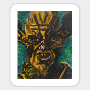 The Floronic Man "Wood Rue" portrait (original) Magnet