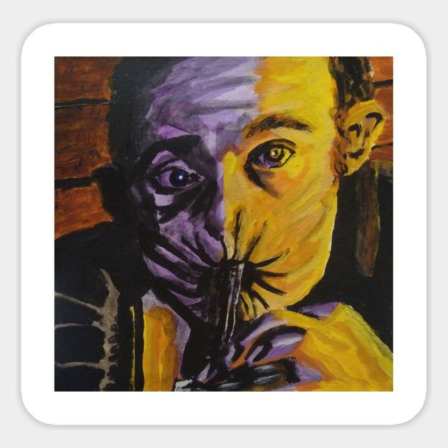 Preacher "Arseface" portrait (original) Magnet by StagArtStudios