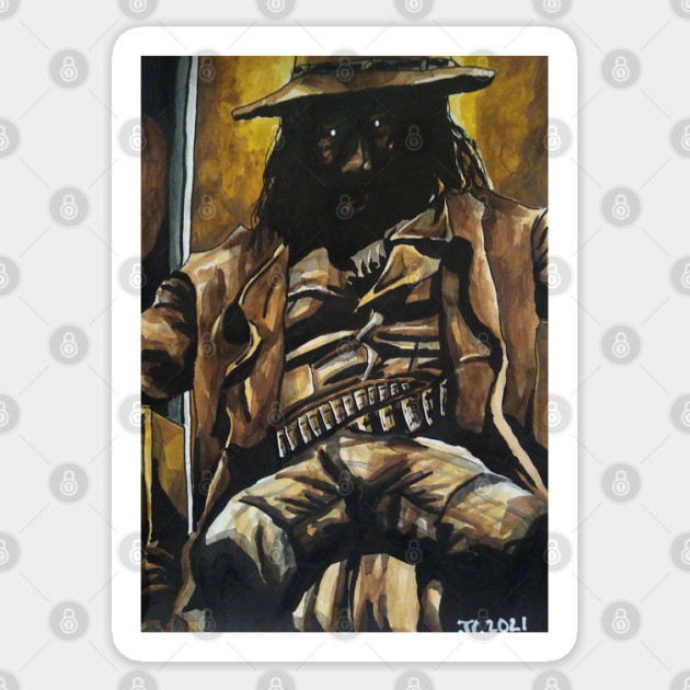 Preacher "Now To Rest" Saint Of Killers portrait (original) Sticker by StagArtStudios