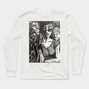 Lucifer "Crowded" Jill Presto & The Basanos portrait (original) Long Sleeve T-Shirt