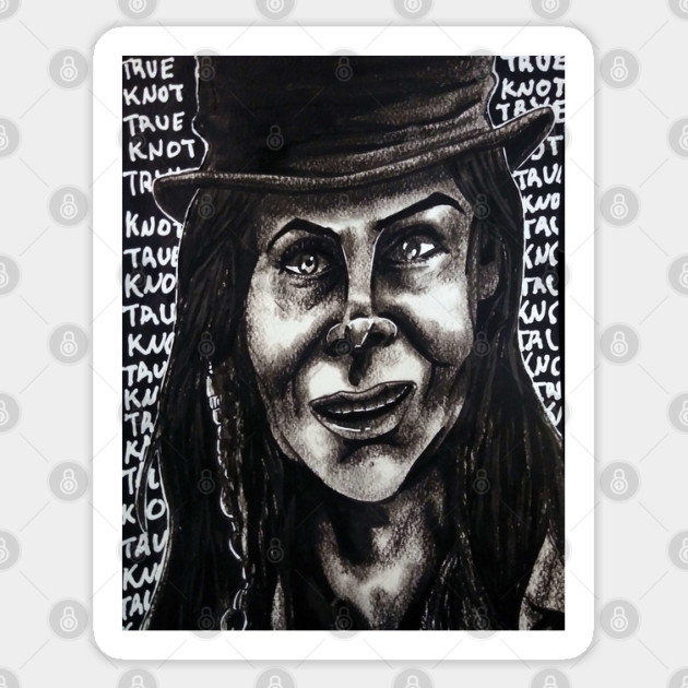 Doctor Sleep "The True Knot" Rose The Hat portrait (original) Sticker by StagArtStudios