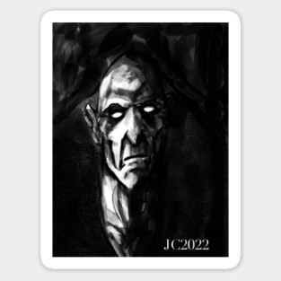 The Dead Man portrait (original) Sticker