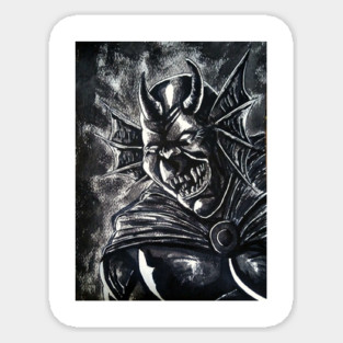 Etrigan "Gone Gone The Form O' Man" portrait (original) Magnet