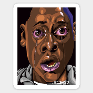 Get Out "The Sunken Place" portrait (original) Sticker