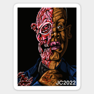 Breaking Bad “Face Off” Gustavo Fring portrait (original) Sticker