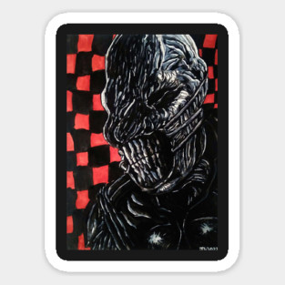 Hellraiser "Pearly Whites" Chatterer portrait (original) Magnet