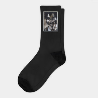 Blacula "Barbarity" portrait (original) Socks