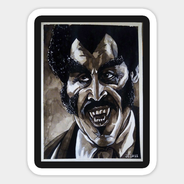 Blacula "Barbarity" portrait (original) Magnet by StagArtStudios
