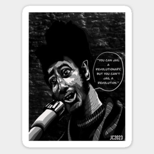 Fred Hampton “Can’t Jail A Revolution” portrait (digital) Sticker