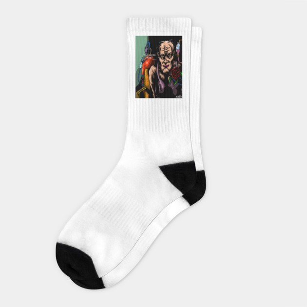 Preacher “Madame Marie L’Angelle” portrait (digital) Socks by StagArtStudios