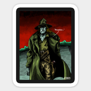 Preacher “The Man Comes Around” Saint Of Killers portrait (digital) Magnet