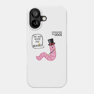 compost worm (magician) Phone Case
