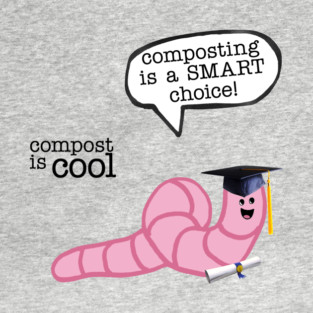 compost worm (graduate) T-Shirt