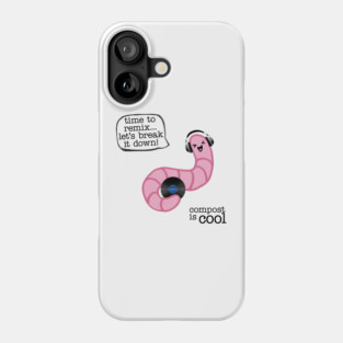 compost worm (dj) Phone Case