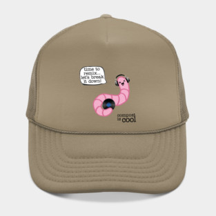 compost worm (dj) Hat