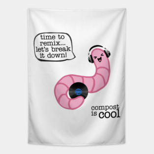 compost worm (dj) Tapestry